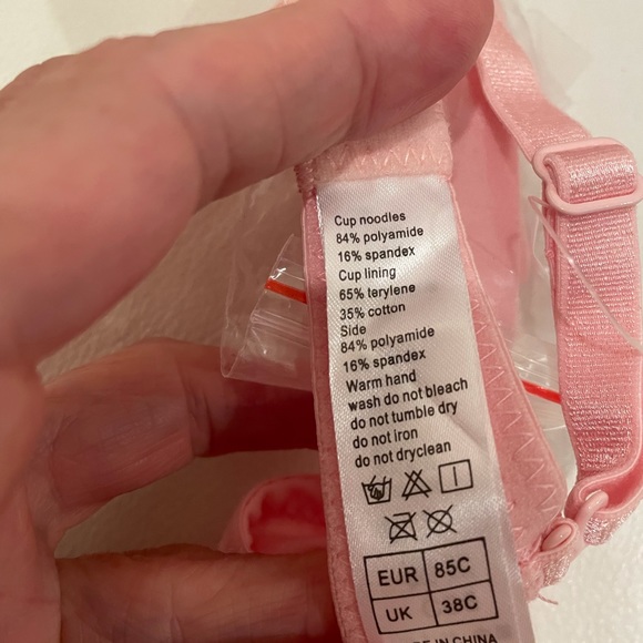 NWT push up rare pink plunge bra pale pink flexi low back convertible ❌offers - Picture 13 of 16